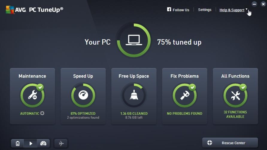 AVG PC TuneUp 23 Crack With Key Free Download 2024