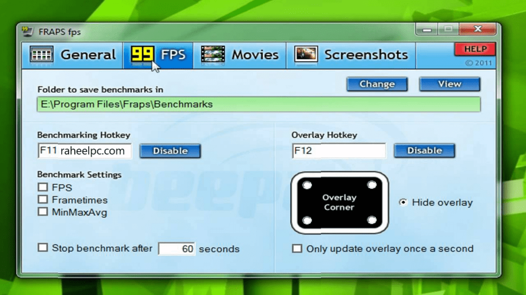 Fraps 3.6.4 with Crack Free Download